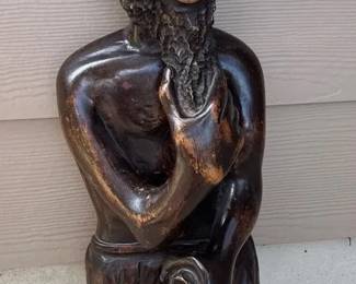 Carved Wooden Statue
