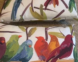 Indoor Outdoor Bird Pillows