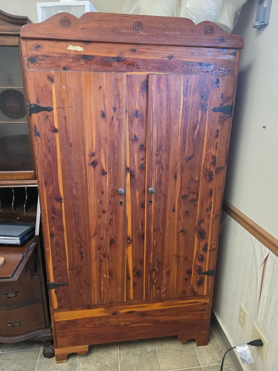 Cedar armoire