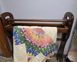 Quilt rack