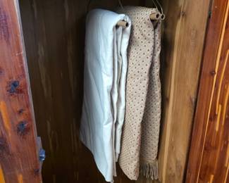 Inside of cedar armoire