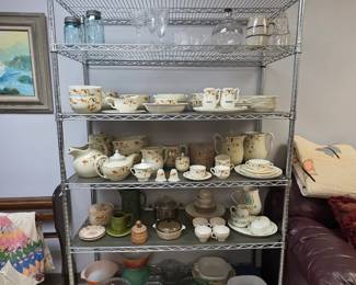 Hall Jewel Tea collections, other glassware, jars, misc.