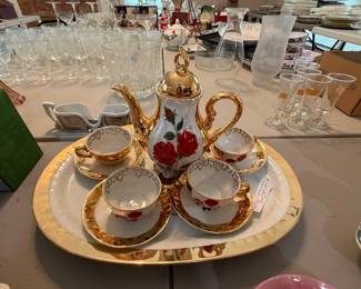 Vintage tea set. Ansbach bavaria