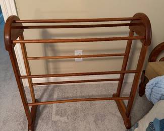 Oak Quilt rack