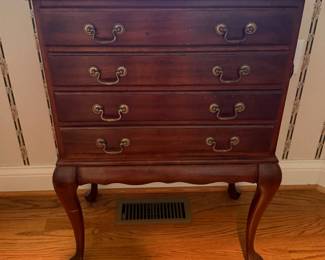 Vintage silverware/linen cabinet