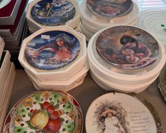 Danbury, Royal Windsor and Franklin Mint Collector plates