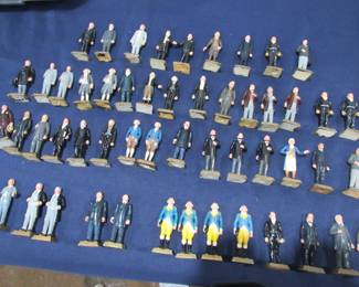 Collectible Marx plastic presidents