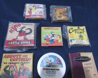8MM tapes- view master reels