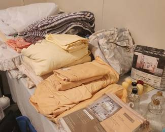 Linens, curtains, blankets