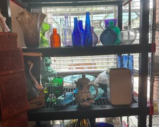 Vintage colored glass 