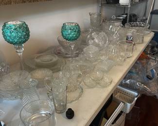 Vintage glass dishes