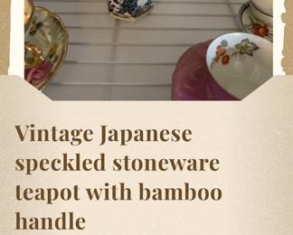 Japanese teapot and cup