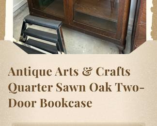 Arts and crafts book case