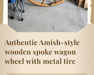 Amish wagon wheel