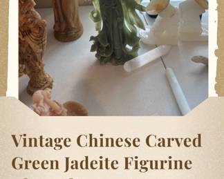 Jadeite statue Asian art