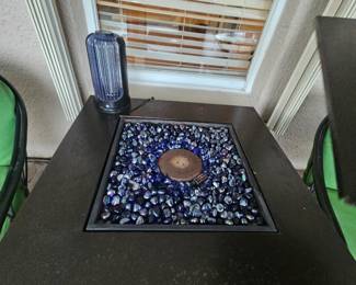 Natural gas fire-pit $200 with cover
