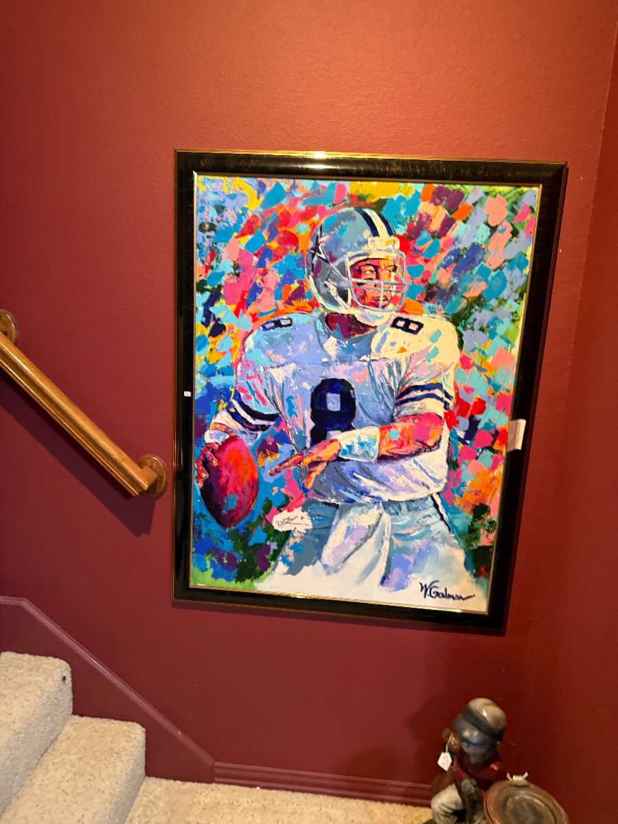 Troy Aikman painting