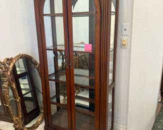 Lighted curio from Ethan Allen