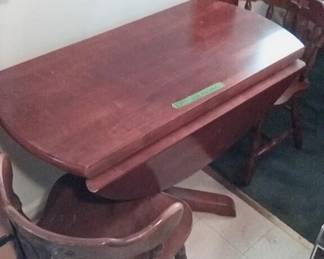small pine kitchen table and chairs