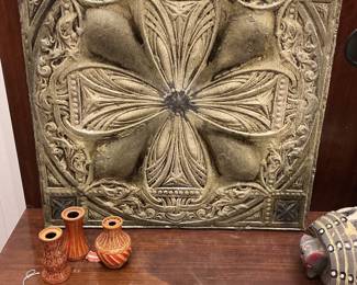 Architectural Salvage Metal Ceiling Tile