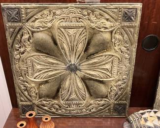 Architectural Salvage Metal Ceiling Tile