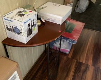 Table with miscellaneous items 