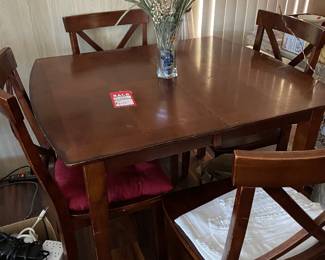 Dining table and chairs