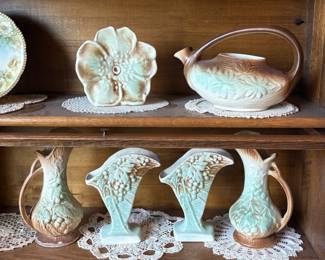 Vintage McCoy, Hull, and Roseville Pottery available