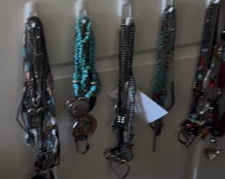 this isn't even a quarter of all the jewelry that will be sold. there are trunks of rings, bracelets, brooches, earrings, etc.