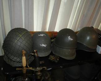 Helmets Russian, Belgian, Austrian German Swiss Army