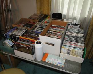 DVDs, CDs
