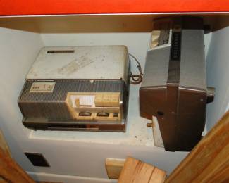Reel to reel and projector