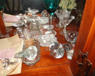 Some glassware