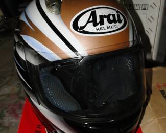 Motorcycle Arai helmet