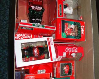 Coca Cola Christmas ornaments