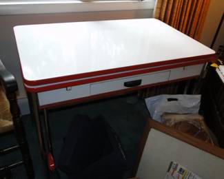 Porcelain kitchen table 1950s
