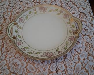 Gold Art Noveau Cherry Blossom Japanese plate made 1906 $20 