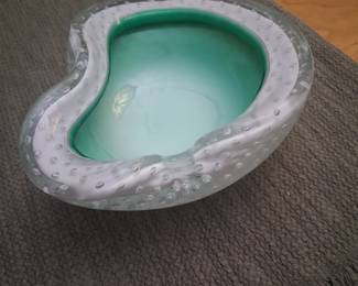 Murano seguso glass dish $85 