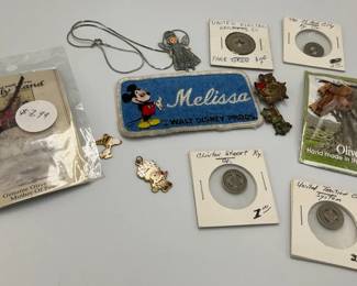 Disney Patch Transit Tokens Olive Wood Crosses and Collectibles