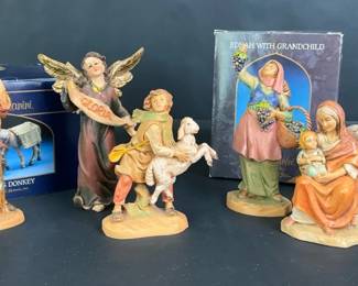 Fontanini Nativity Figures with Donkey