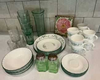 Corelle Country Cottage Dinnerware, Glassware and Kitchen Accessories