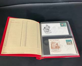 Vintage First Day Cover Album with Postal History