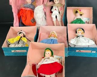 Alexander Doll Company International Dolls with Napoleon and Original Boxes