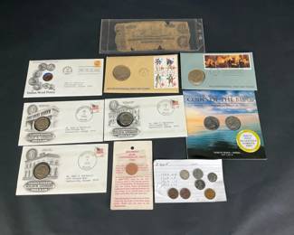 Coin and Currency Collection with First Day Covers