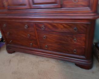 view of bottom half of entertainment center