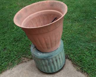 outdoor flower pot