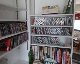 CD's, cookbooks, other books