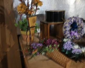 flower arrangements and wreaths
