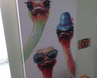 Art - ostriches