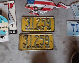 1932 wisconsn license plates